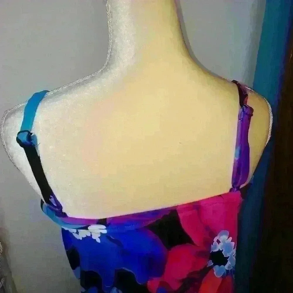 Maxine Of Hollywood Sz 6 Bathing Swim TOP